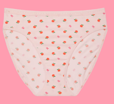 Panti Victoria Secret Stretch de algodón High-Leg Brief cereza- L